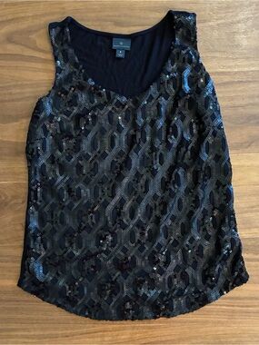 Worthington Black Sequin Camisole